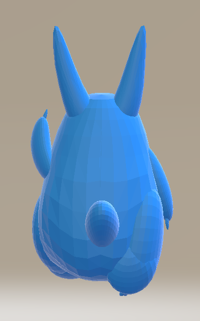 Little Blue Totoro Back