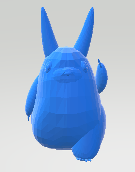 Little Blue Totoro Front