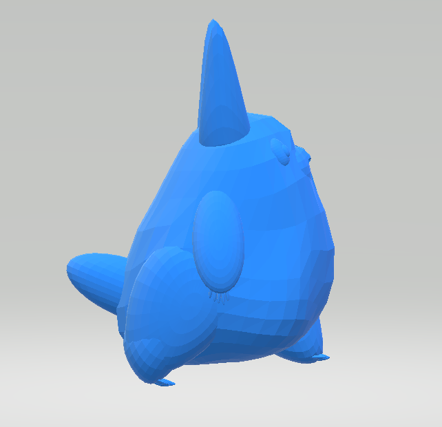 Little Blue Totoro Left